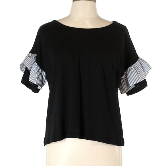 Rock & Rose short ruffle sleeve top - Picture 1 of 2